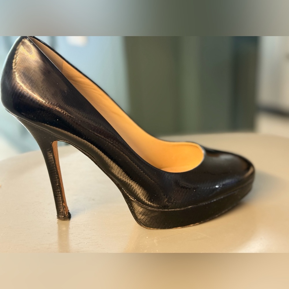 Midnight Blue Platform High Heel Pumps Size 8